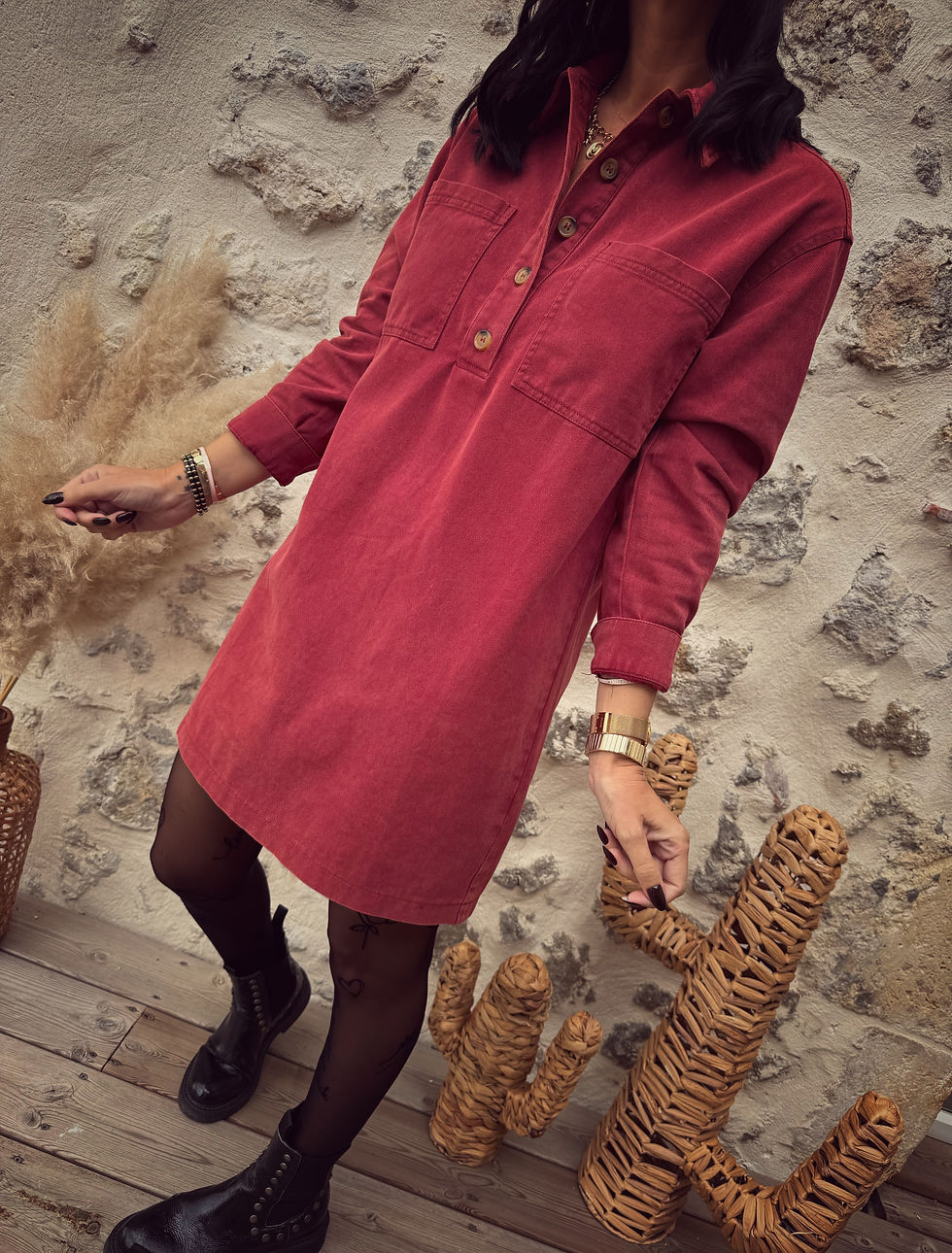 Miniature : Robe Dana 350 Bordeaux 