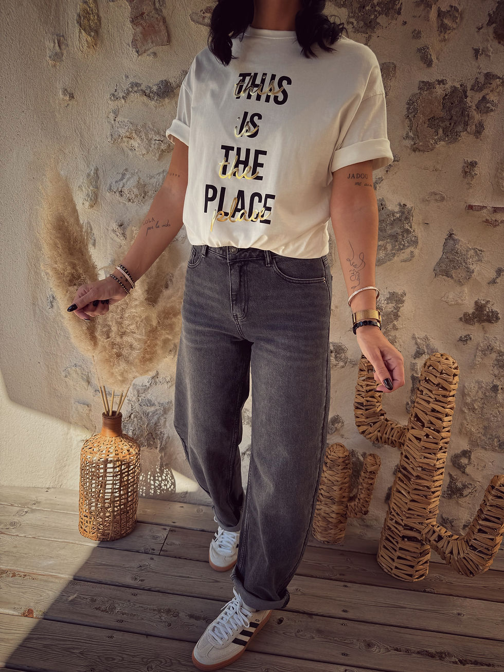 Miniature : T-shirt This place 029 blanc 