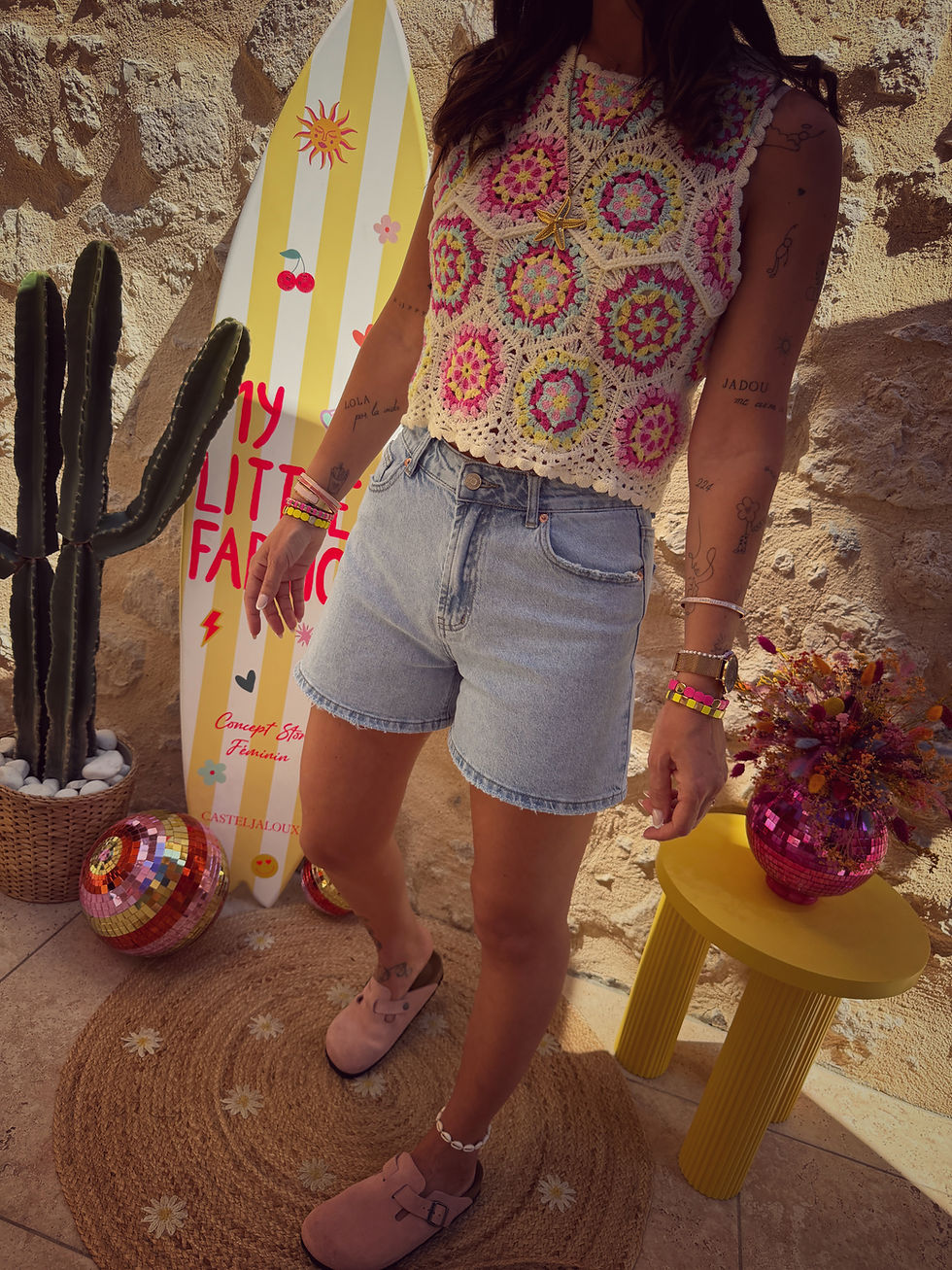 Miniature : Short en jeans 185 bleu 