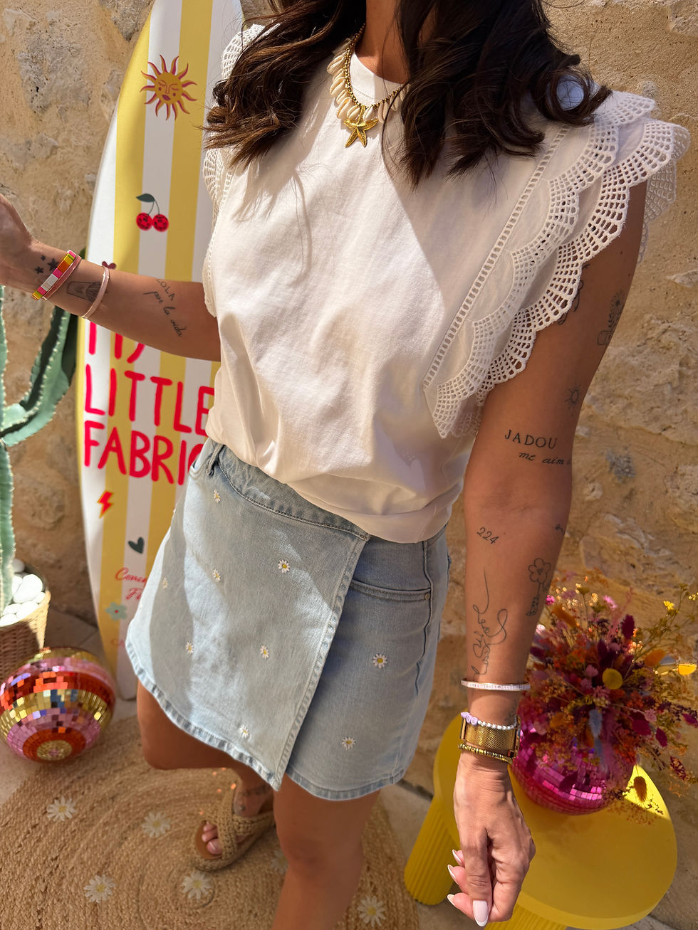 Miniature : Jupe short 🌼 397 jeans 