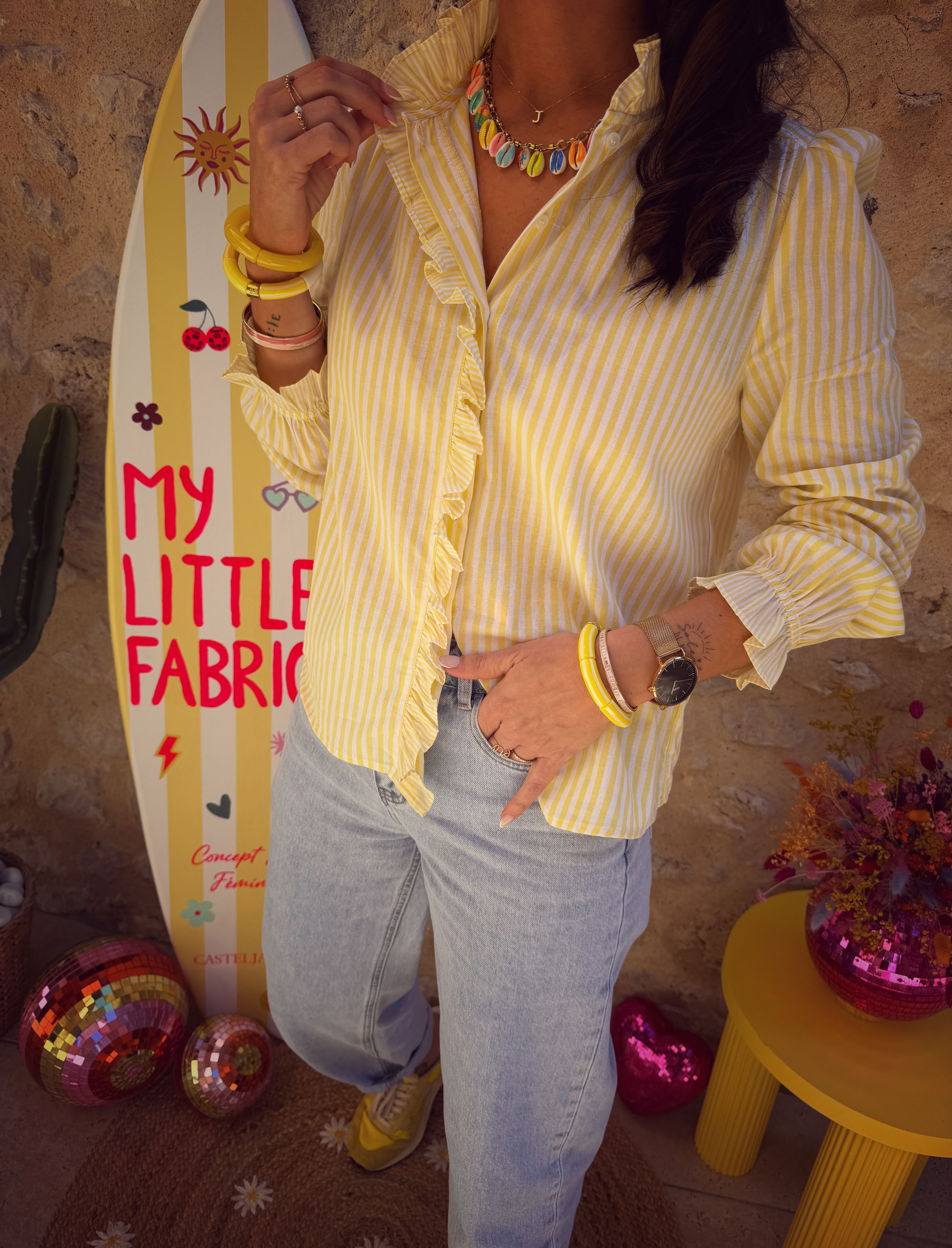 Blouse Alma 488 jaune