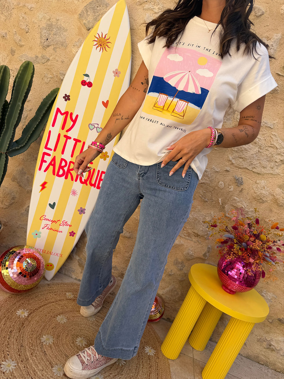 Miniature : T-shirt Sun 305 blanc