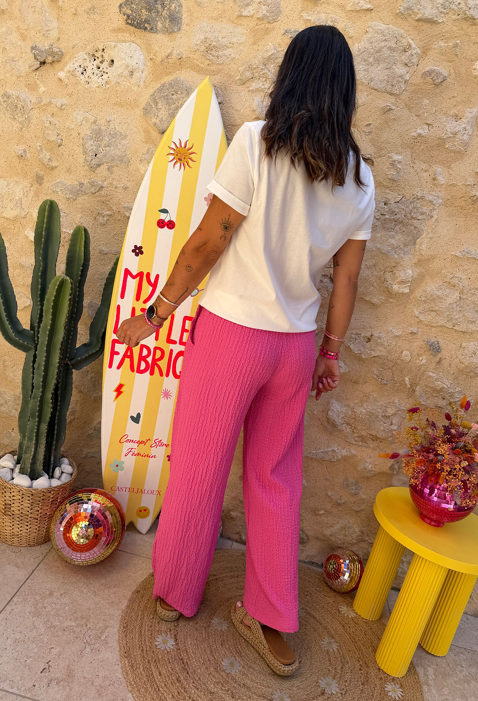 Miniature : Pantalon Sacha 179 rose 