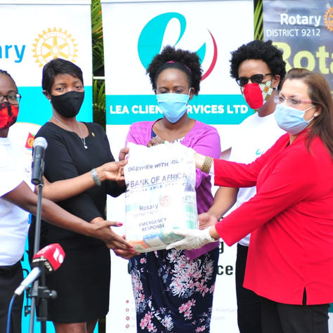 Families of special needs children affected by COVID-19 receive food worth Ksh 750,000.
