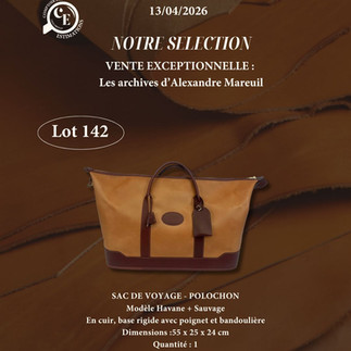 Maroquinerie - Alexandre Mareuil - Vente aux enchères