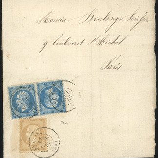 Archives postales avec un tête-bêche
