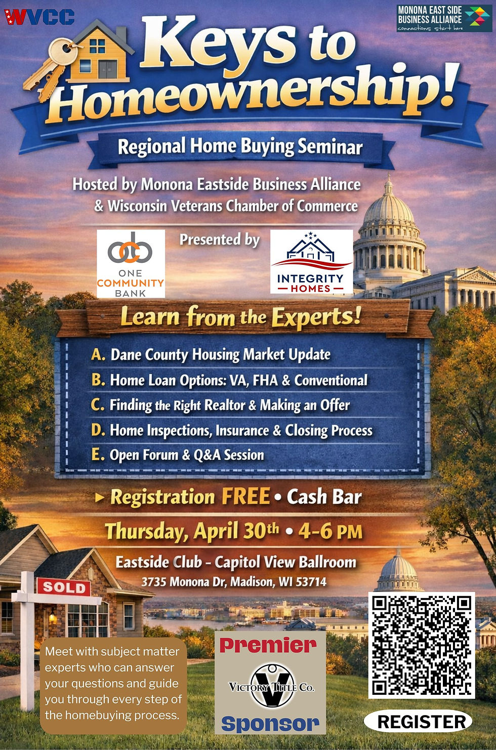 Madison Area Home Buying Seminar: Keys to Homeownership