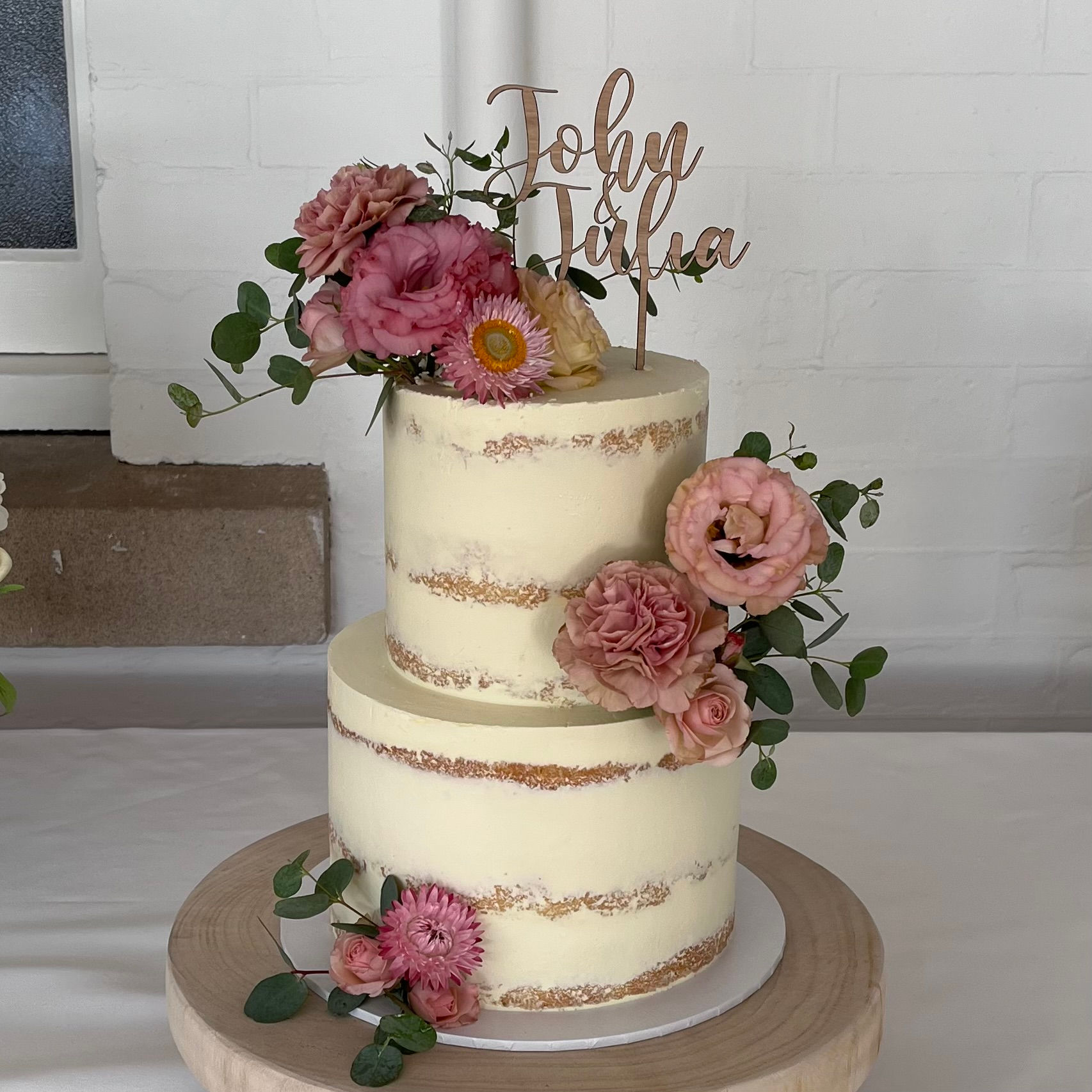 Floral Cakes - Semi Naked