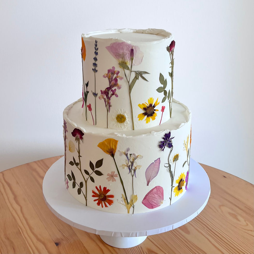 Thumbnail: Pressed Flower Cakes