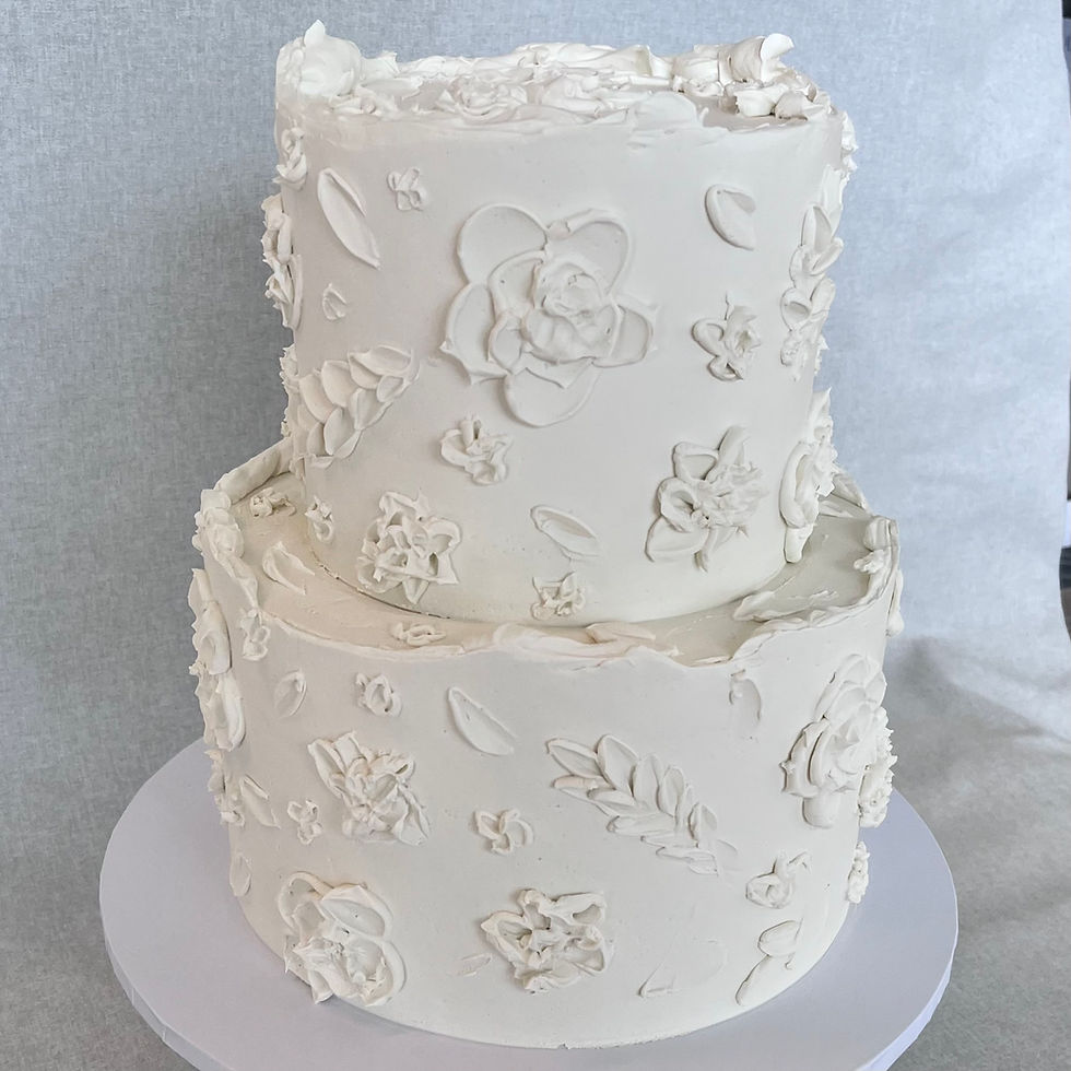Thumbnail: Palette knife painted cake