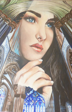 Patrimonio_(Mosteiro_da_Batalha)_90X60cms