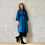 Thumbnail: the frink in petrol blue merino flannel
