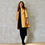 Thumbnail: the ganz coat in old gold brocade weave