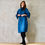 Thumbnail: the frink in petrol blue merino flannel