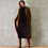 Thumbnail: the long frink in golden brown, black and camel bouclé