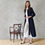 Thumbnail: the biffin coat in dark navy boucle