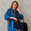 Thumbnail: the frink in petrol blue merino flannel
