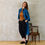 Thumbnail: the frink in petrol blue merino flannel