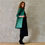 Thumbnail: the ganz coat in emerald flower brocade