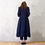 Thumbnail: the biffin coat in dark navy boucle