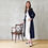 Thumbnail: the biffin coat in dark navy boucle