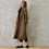 Thumbnail: the long frink in golden brown, black and camel bouclé