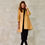 Thumbnail: the ganz coat in old gold brocade weave