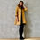 Thumbnail: the ganz coat in old gold brocade weave