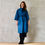 Thumbnail: the frink in petrol blue merino flannel