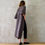 Thumbnail: the delany coat in pink-grey tiger eye tweed