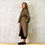 Thumbnail: the long frink in golden brown, black and camel bouclé