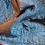 Thumbnail: the ganz coat in blue flower brocade