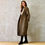 Thumbnail: the long frink in golden brown, black and camel bouclé
