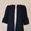 Thumbnail: the brett coat in navy, black and white cotton mix boucle