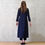 Thumbnail: the biffin coat in dark navy boucle