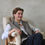 Thumbnail: Classic Cut Mushroom Mid-Weight Irish Linen Waistcoat