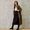 Thumbnail: the long frink in golden brown, black and camel bouclé