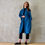 Thumbnail: the frink in petrol blue merino flannel