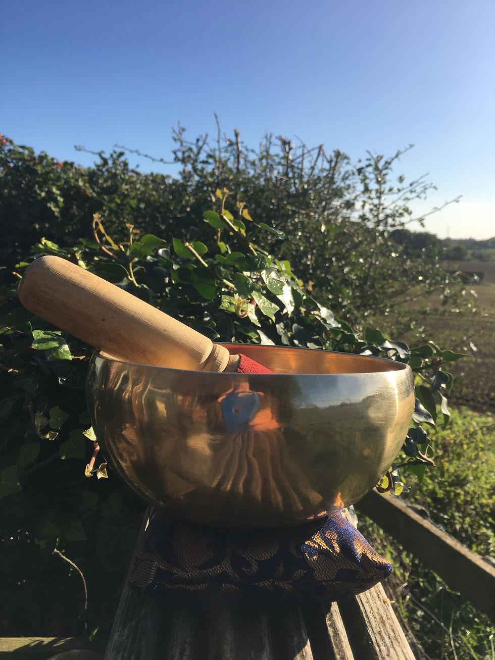 Himalayan Singing Bowl 7"  Hand -Beaten