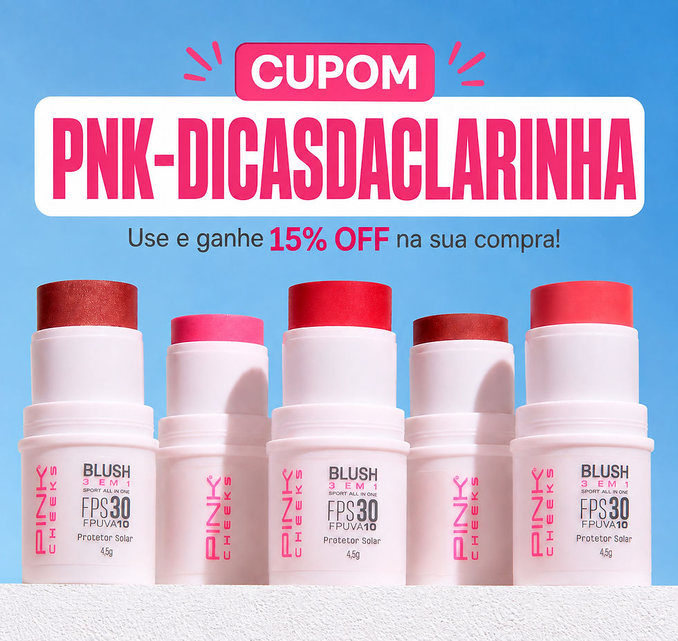 Stick antiatrito Pink Cheeks com cupom