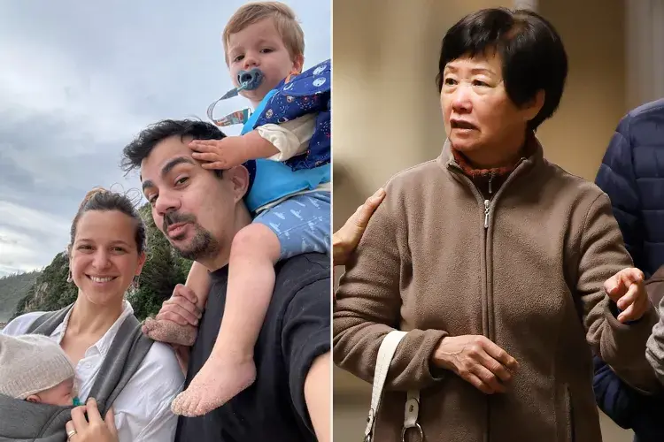 Matilde Ramos Pinto, 38, Diego Cardoso de Oliveira, 40, and their two sons; Mary Fong Lau.