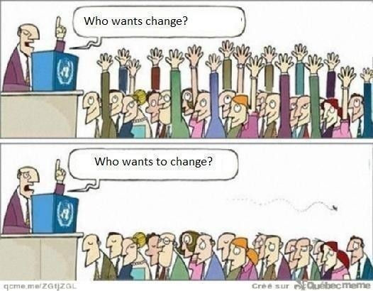 Illustration sur le changement