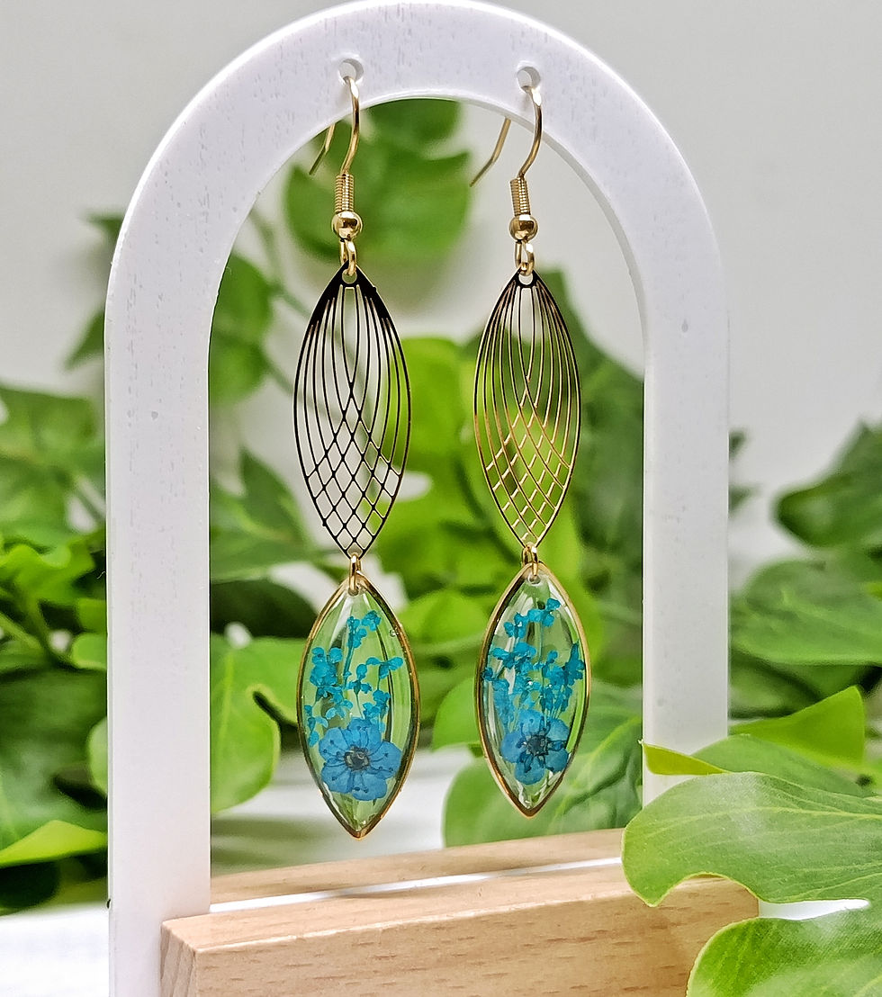 Miniature : Boucles d'oreilles collection "Gatsby" 