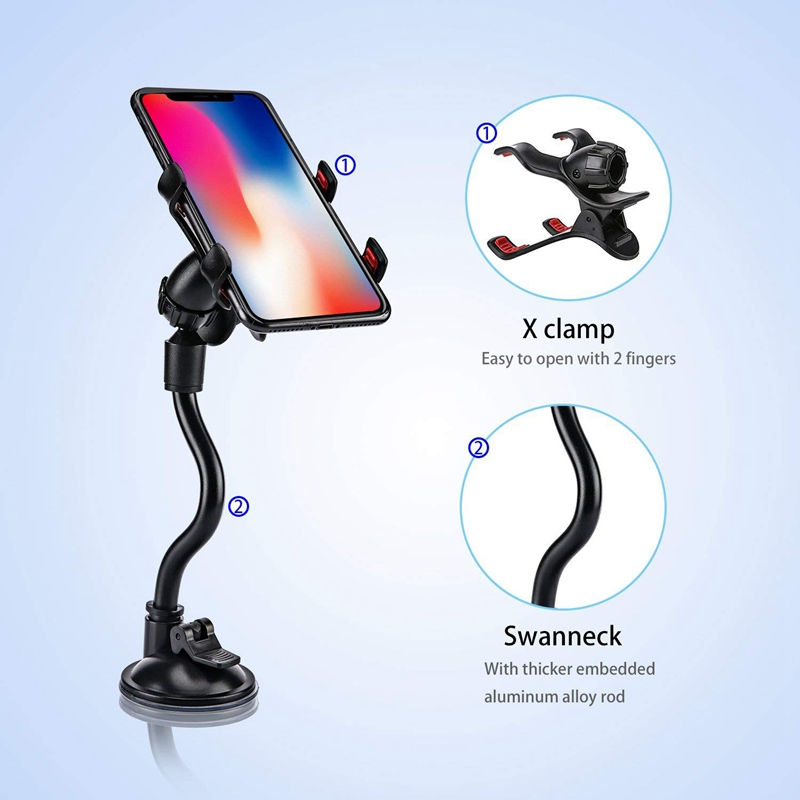 Thumbnail: 360 Rotate Sucker Car Phone