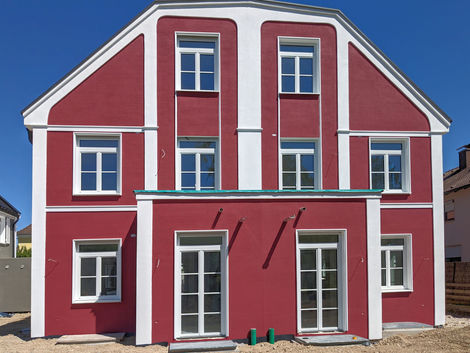 rote Fassade