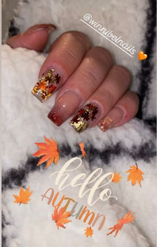 herbstliche Maniküre