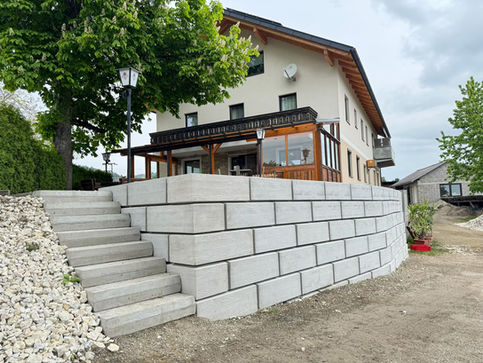 Seating garden enlargement, St. Andrä project