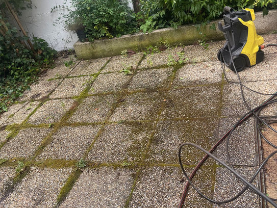 Hochdruckreinigung vorher