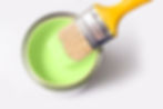 Anstrich mit grüner Farbe