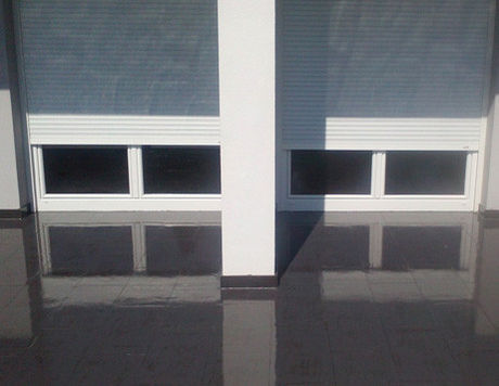 Epoxidharzboden grau
